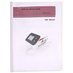 Manual de usuario en español de máquina de depilación láser de diodo 808nm